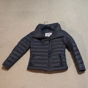 Women's Schott Grey Puffer Down Jacket size Small